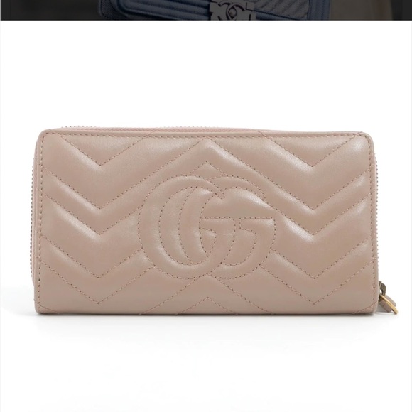 Gucci Marmont Continental Pink Wallet. - Picture 2 of 6